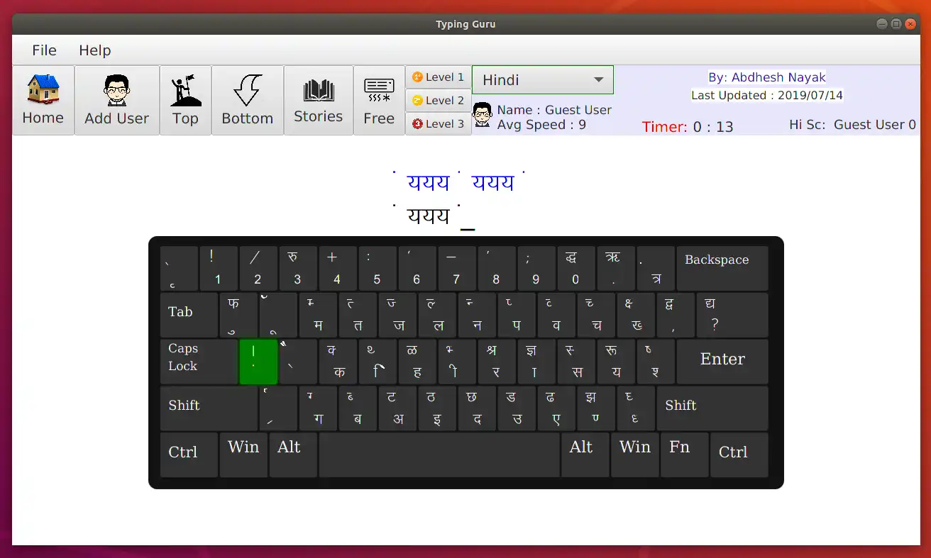 Download web tool or web app Typing Guru