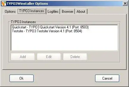 Download web tool or web app TYPO3Winstaller