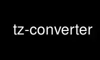 Run tz-converter in OnWorks free hosting provider over Ubuntu Online, Fedora Online, Windows online emulator or MAC OS online emulator