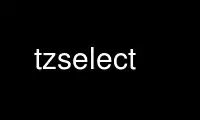 Run tzselect in OnWorks free hosting provider over Ubuntu Online, Fedora Online, Windows online emulator or MAC OS online emulator