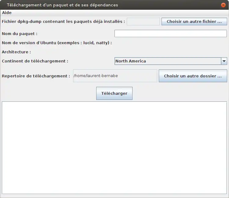 Download web tool or web app Ubuntu Package Dependency Recuperator