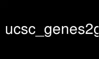 Run ucsc_genes2gffp in OnWorks free hosting provider over Ubuntu Online, Fedora Online, Windows online emulator or MAC OS online emulator