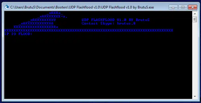 Download web tool or web app UDP Flashflood