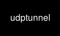 Run udptunnel in OnWorks free hosting provider over Ubuntu Online, Fedora Online, Windows online emulator or MAC OS online emulator