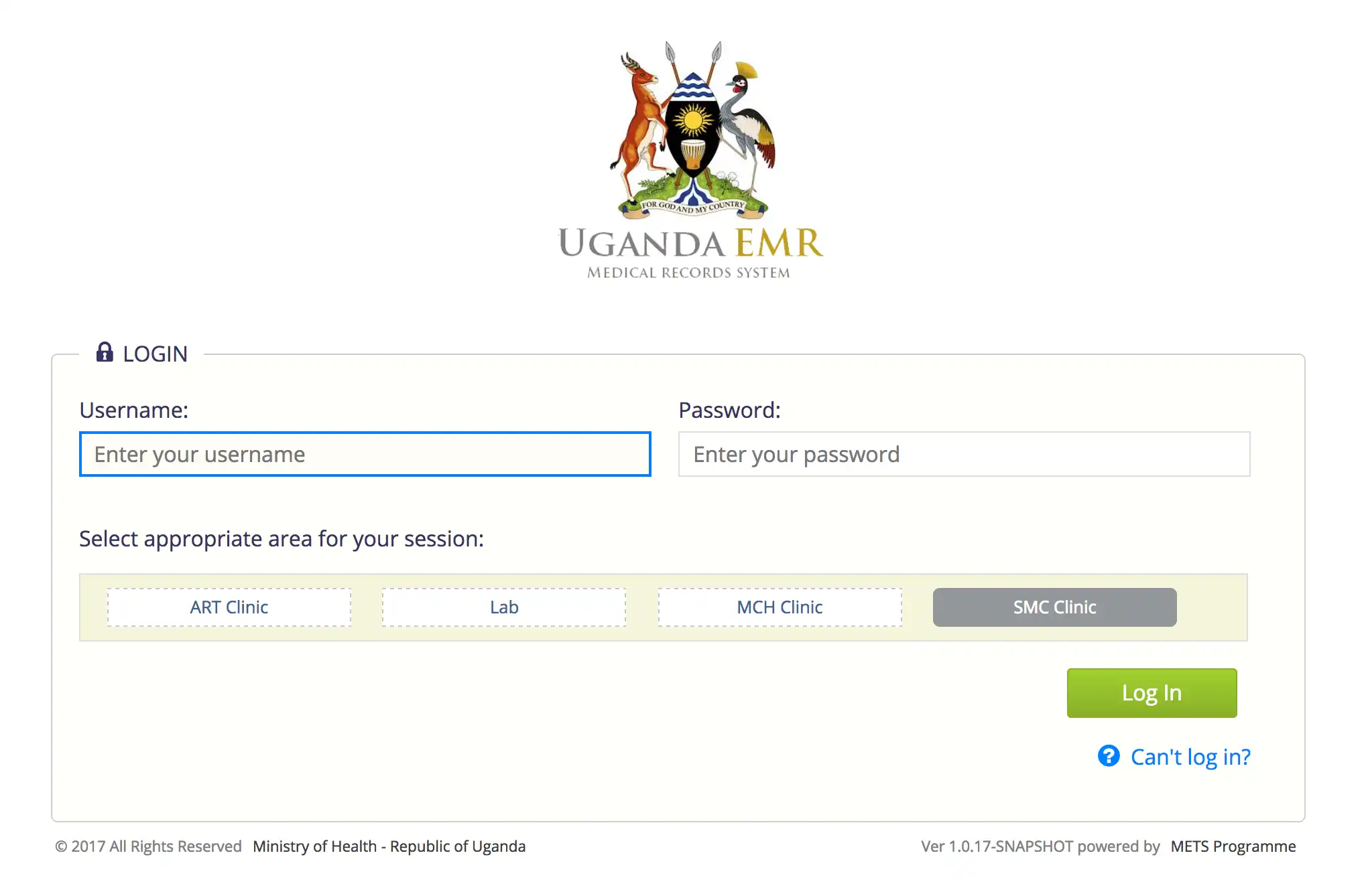 Download web tool or web app UgandaEMR