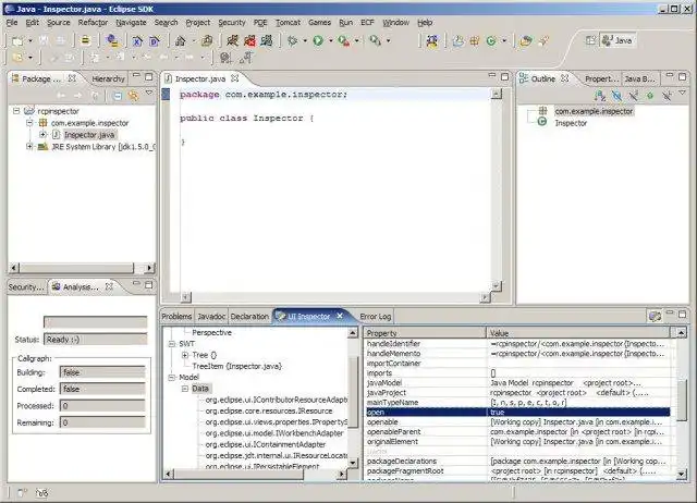 Download web tool or web app UI Inspector for Eclipse