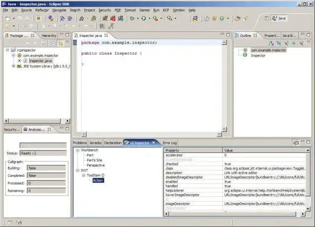 Download web tool or web app UI Inspector for Eclipse