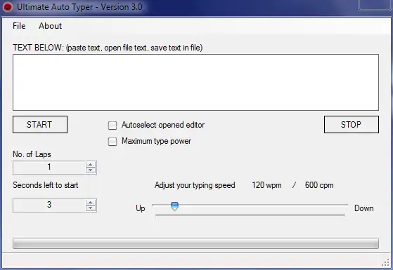 Download web tool or web app Ultimate Auto Typer