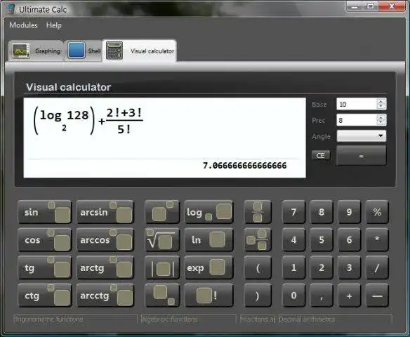 Téléchargez l'outil Web ou l'application Web Ultimate Calc pour l'exécuter sous Linux en ligne