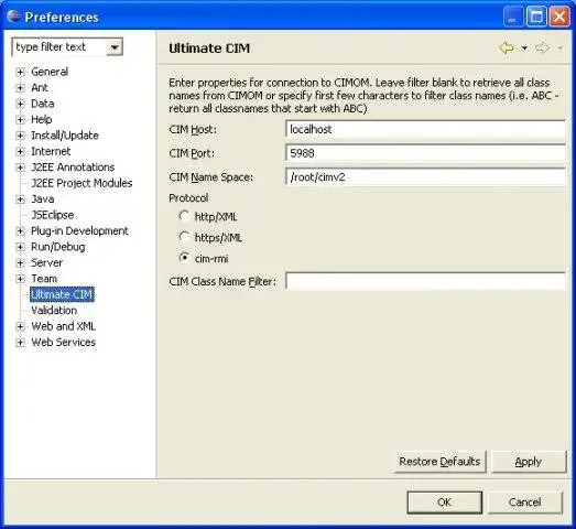 Download web tool or web app UltimateCIM Explorer