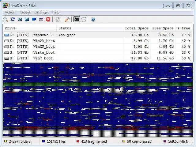 Download web tool or web app UltraDefrag