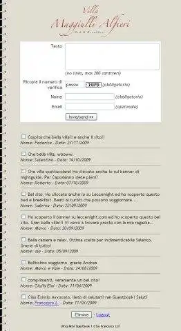 Download web tool or web app Ultra Mini Guestbook