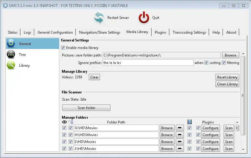 Download web tool or web app ums-mlx