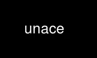 Run unace in OnWorks free hosting provider over Ubuntu Online, Fedora Online, Windows online emulator or MAC OS online emulator