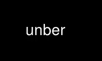 Run unber in OnWorks free hosting provider over Ubuntu Online, Fedora Online, Windows online emulator or MAC OS online emulator