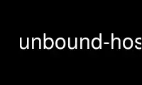 Run unbound-host in OnWorks free hosting provider over Ubuntu Online, Fedora Online, Windows online emulator or MAC OS online emulator