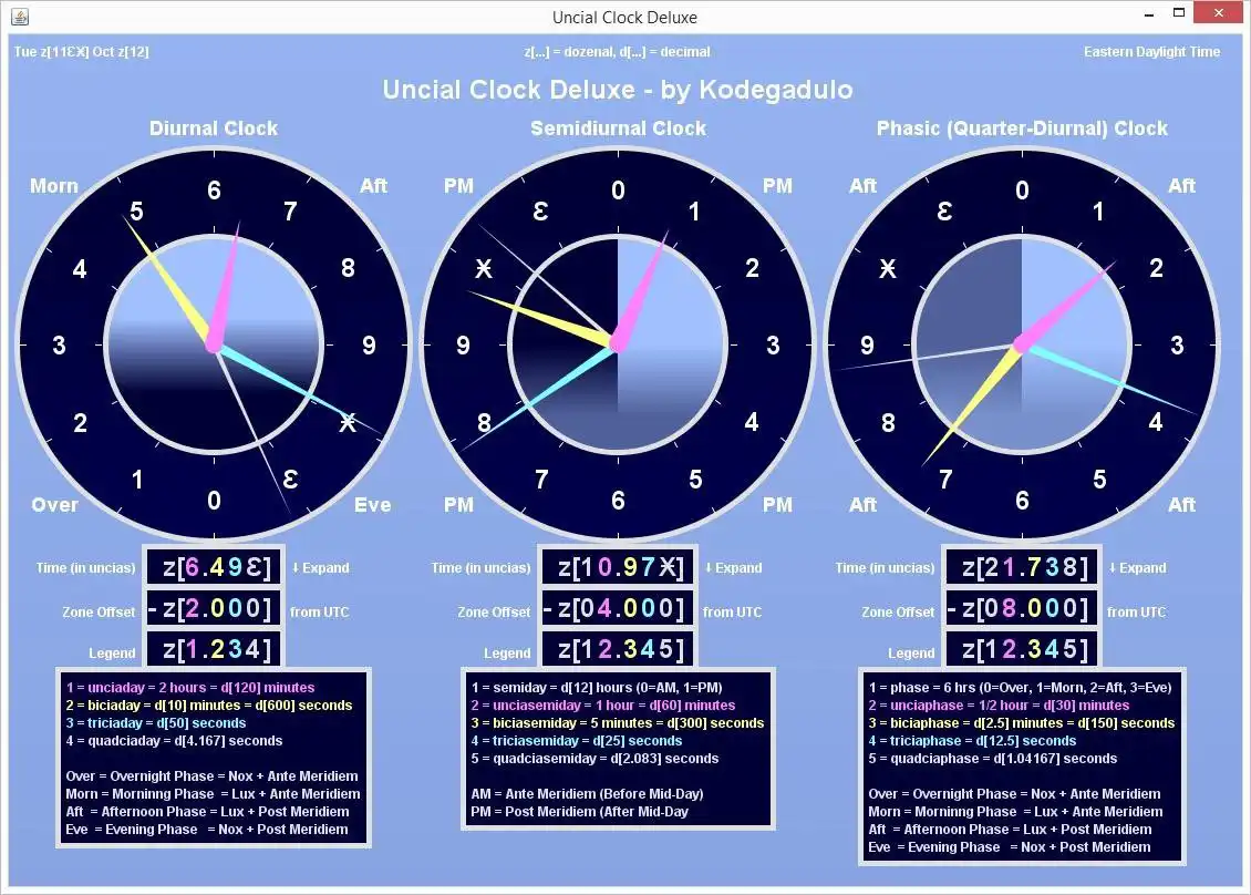 Download web tool or web app UncialClock