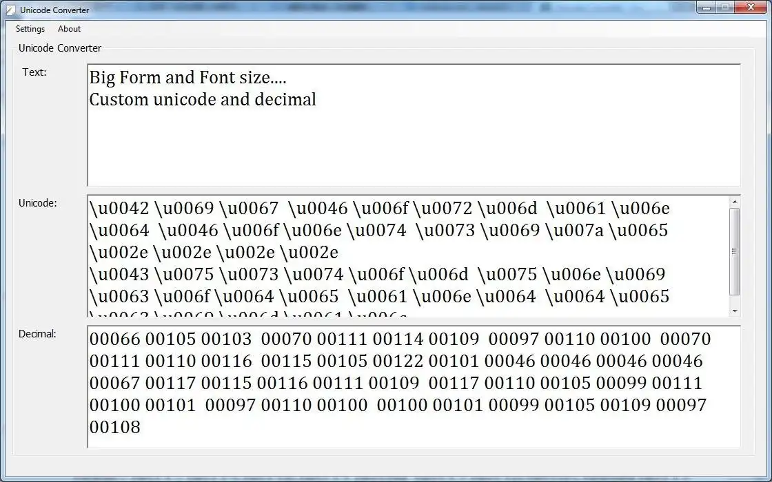 Download web tool or web app Unicode Converter