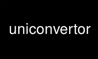 Run uniconvertor in OnWorks free hosting provider over Ubuntu Online, Fedora Online, Windows online emulator or MAC OS online emulator