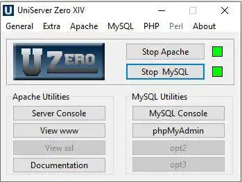 Download web tool or web app Uniform Server