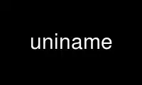 Run uniname in OnWorks free hosting provider over Ubuntu Online, Fedora Online, Windows online emulator or MAC OS online emulator