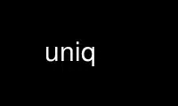 Run uniq in OnWorks free hosting provider over Ubuntu Online, Fedora Online, Windows online emulator or MAC OS online emulator