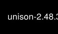 Run unison-2.48.3 in OnWorks free hosting provider over Ubuntu Online, Fedora Online, Windows online emulator or MAC OS online emulator