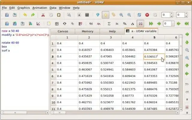 Download web tool or web app Universal Data Arrays Visualization