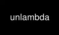 Run unlambda in OnWorks free hosting provider over Ubuntu Online, Fedora Online, Windows online emulator or MAC OS online emulator