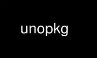 Run unopkg in OnWorks free hosting provider over Ubuntu Online, Fedora Online, Windows online emulator or MAC OS online emulator