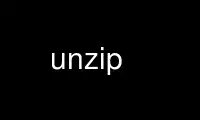 Run unzip in OnWorks free hosting provider over Ubuntu Online, Fedora Online, Windows online emulator or MAC OS online emulator