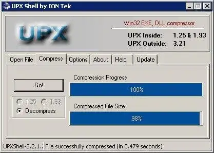 Download web tool or web app UPX Shell