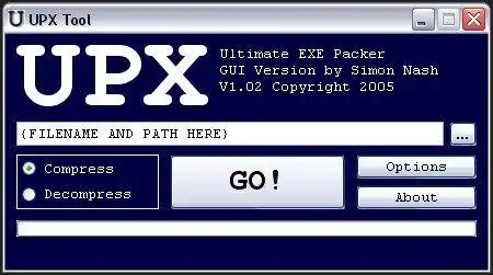 Download web tool or web app UPX Tool