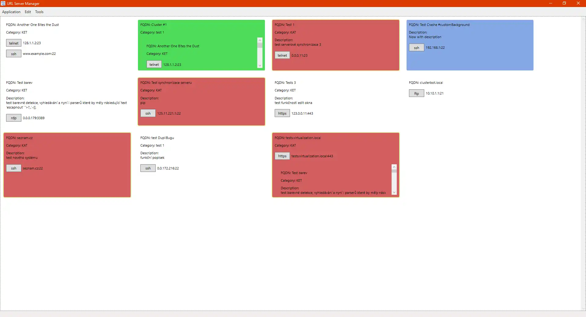 Descargue la herramienta web o la aplicación web URL Server Manager