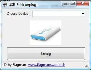 Download web tool or web app USB-Stick unplug