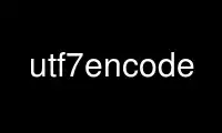 Run utf7encode in OnWorks free hosting provider over Ubuntu Online, Fedora Online, Windows online emulator or MAC OS online emulator