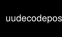 Run uudecodeposix in OnWorks free hosting provider over Ubuntu Online, Fedora Online, Windows online emulator or MAC OS online emulator