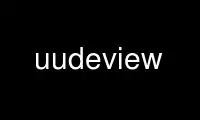 Run uudeview in OnWorks free hosting provider over Ubuntu Online, Fedora Online, Windows online emulator or MAC OS online emulator