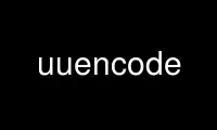 Run uuencode in OnWorks free hosting provider over Ubuntu Online, Fedora Online, Windows online emulator or MAC OS online emulator