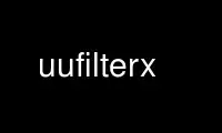 Run uufilterx in OnWorks free hosting provider over Ubuntu Online, Fedora Online, Windows online emulator or MAC OS online emulator