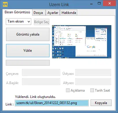 Download web tool or web app Uzem Link