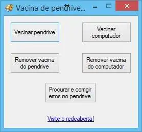 Download web tool or web app Vacina de pendrive