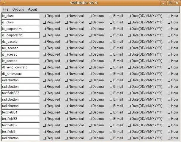 Download web tool or web app Validador de Formulários