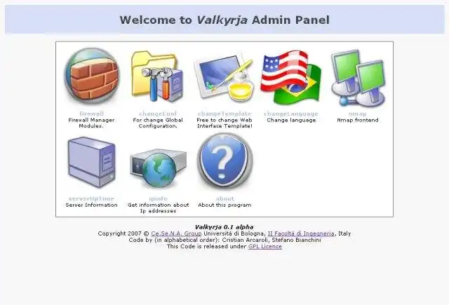 Download web tool or web app Valkyrja Php Firewall Admin