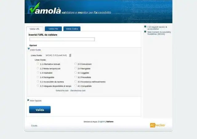 Download web tool or web app VaMoLà - Validator