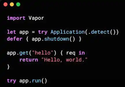 Download web tool or web app Vapor