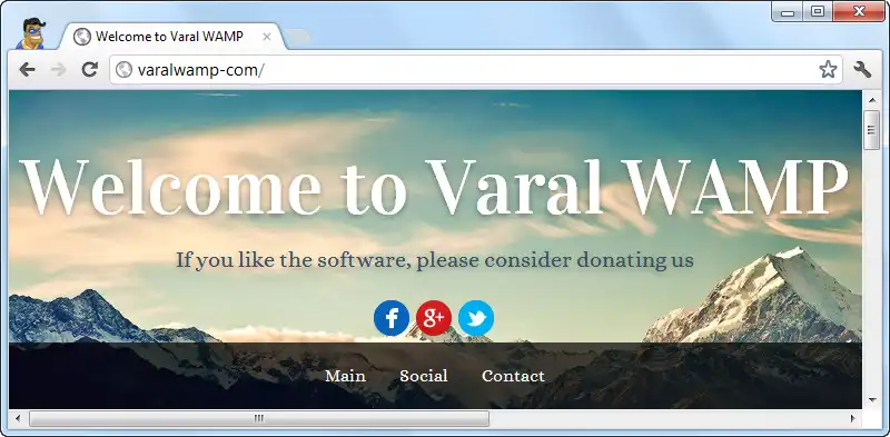 Download web tool or web app Varal WAMP