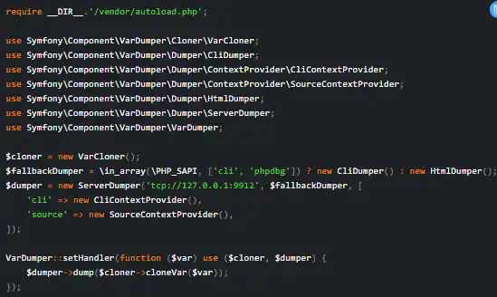 Download web tool or web app VarDumper Component