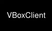 Run VBoxClient in OnWorks free hosting provider over Ubuntu Online, Fedora Online, Windows online emulator or MAC OS online emulator