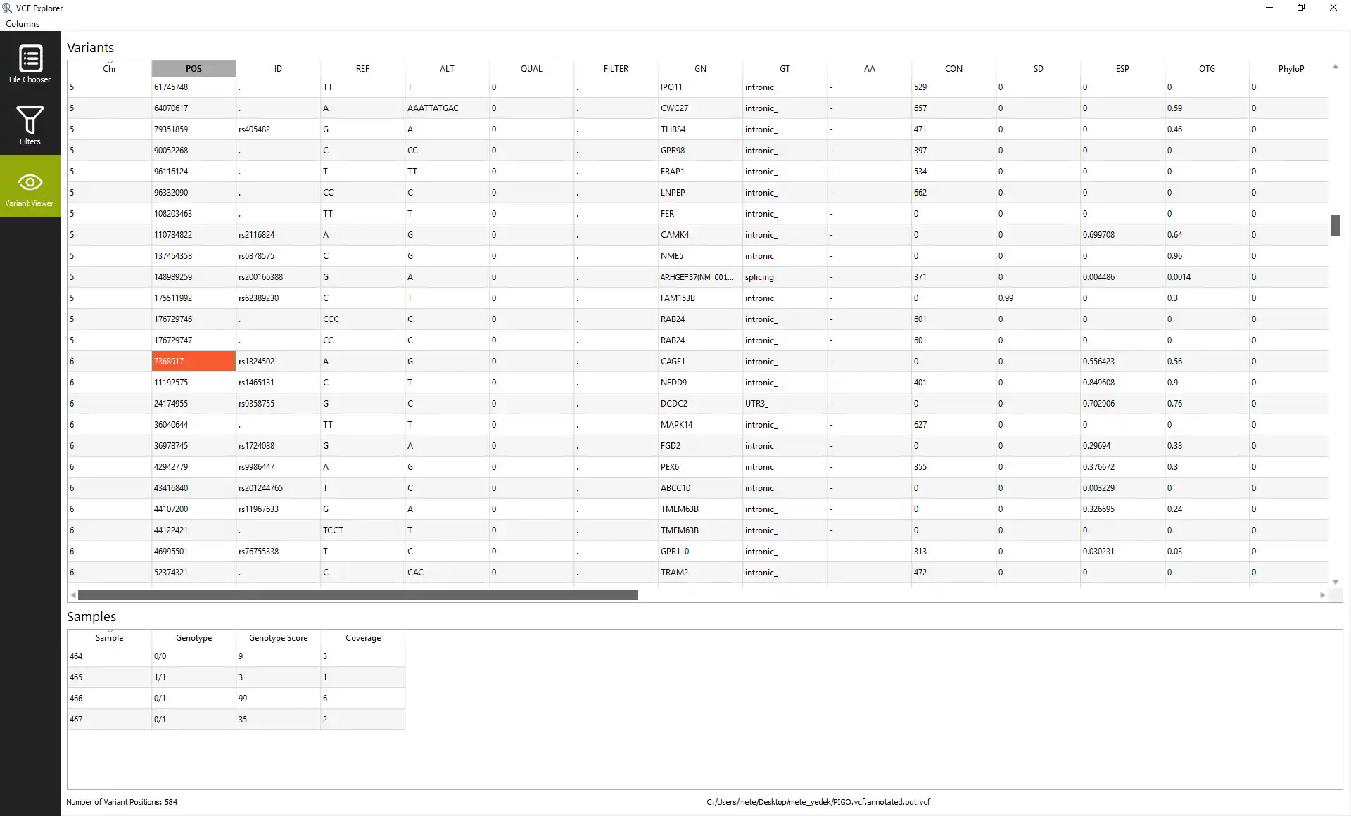 Download web tool or web app VCF Explorer to run in Linux online